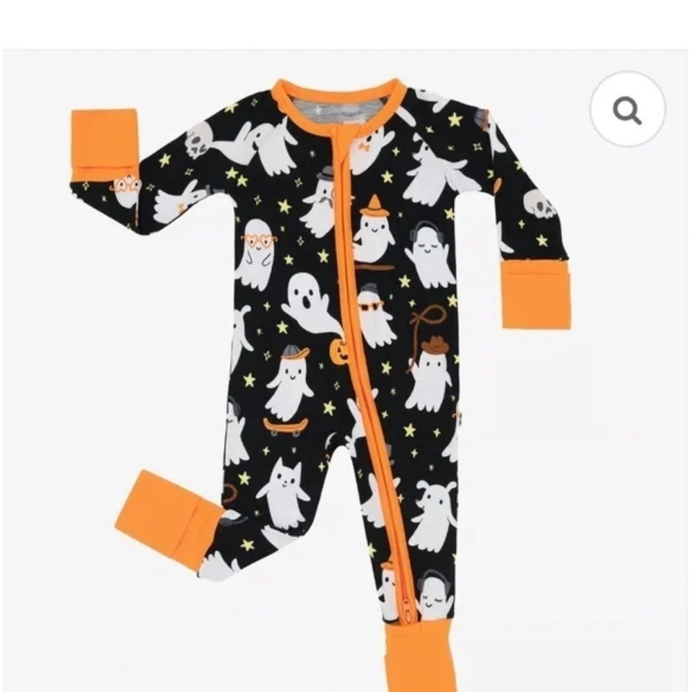 Little Sleepies Friendly Ghost Zippy Footies cowboy western bamboo toddler baby